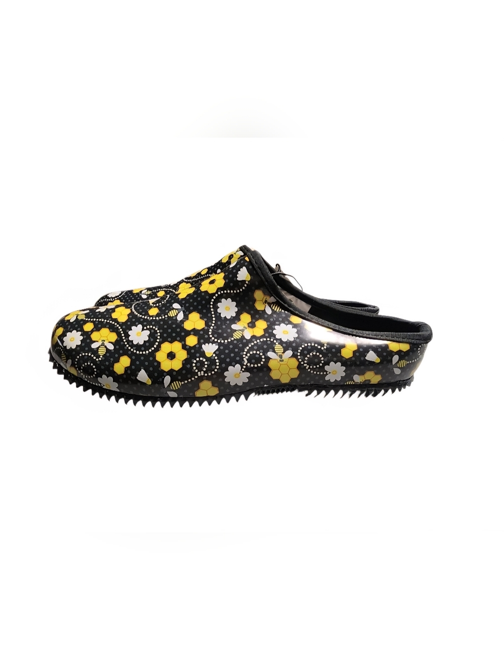 Womens  Western Chief Women's Garden Clog in Bees Print Waterproof Shoes - Picture 2 of 11